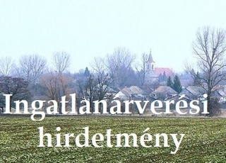 Ingatlanárverési hirdetmény